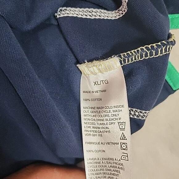 Nautica Mens Multicolor Cotton Collared Short Sleeves Polo T Shirt Size XL - Picture 10 of 11